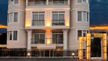 Fassade der Unterkunft