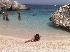On the beach
