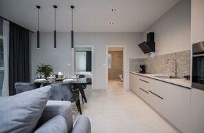Interior - Modern apartment Lacrima 2 in villa with a pool on Krk (Silo)