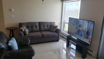 TV, DVD player, offices