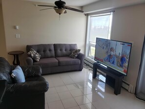 TV, DVD player, offices