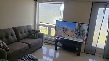 TV, DVD player, offices