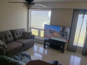 TV, DVD player, offices