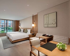 2 Twin Bed Premium | Premium bedding, down duvets, Select Comfort beds, free minibar - Grand WUJI Hotel, in The Unbound Collection by Hyatt (Nanjing)