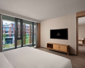 Premium-sengetøj, dundyner, Select Comfort-senge, gratis minibar