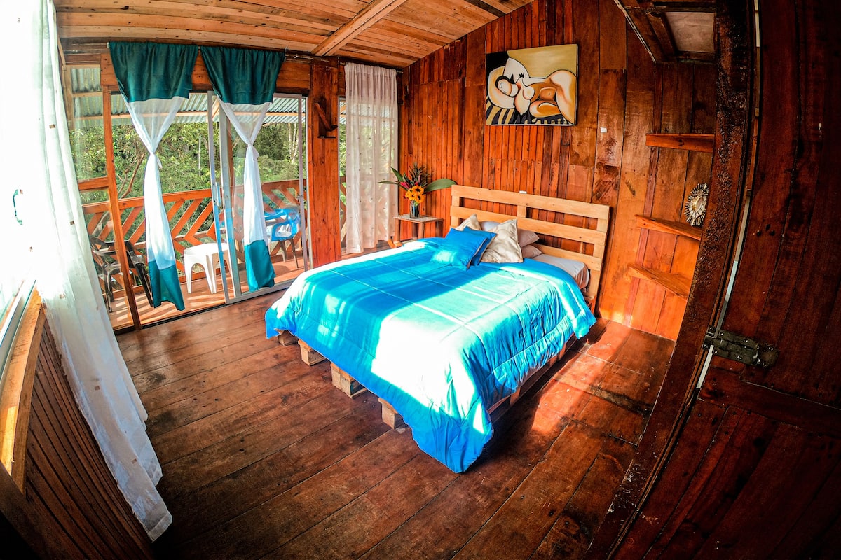 Panoramic Double Room | Down comforters, laptop workspace, WiFi (free), individually decorated