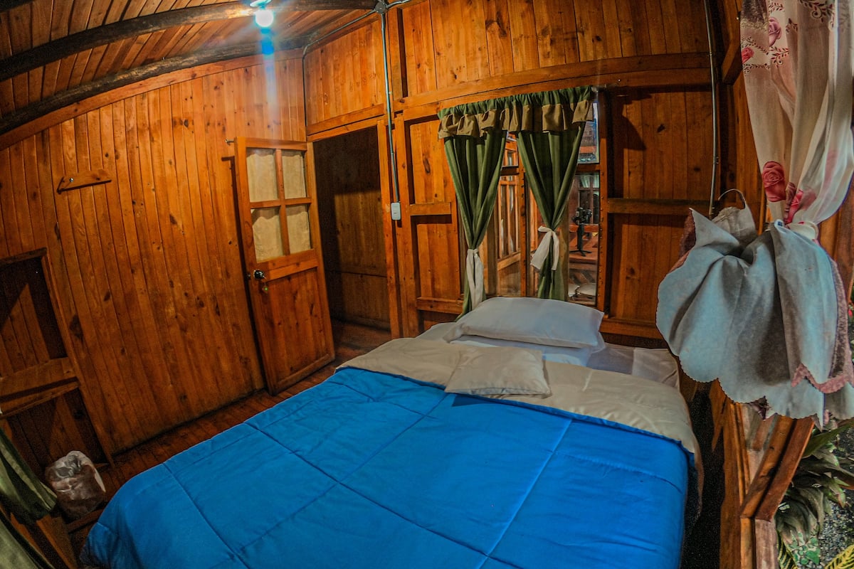 Family Cabin | Down comforters, laptop workspace, WiFi (free), individually decorated
