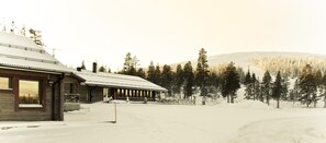 Voorkant van accommodatie