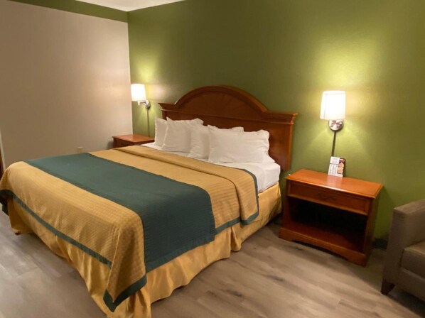 Free WiFi, bed sheets