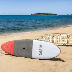 Guests can enjoy surfing and beach activities on this popular beach.
