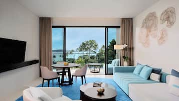 Executive-Suite, 1 Schlafzimmer, Meerblick (Club Access) | Strand-/Meerblick