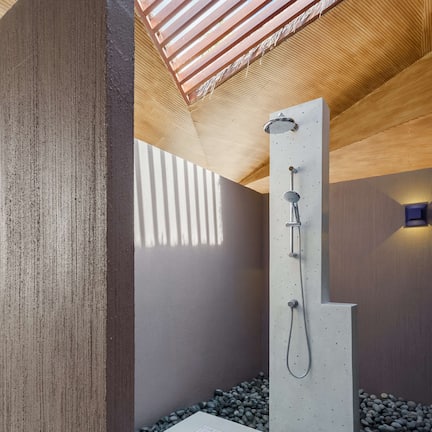 Villa, 1 Bedroom, Private Pool, Oceanfront (Club Access) | Bathroom | Separate tub and shower, free toiletries, hair dryer, bathrobes