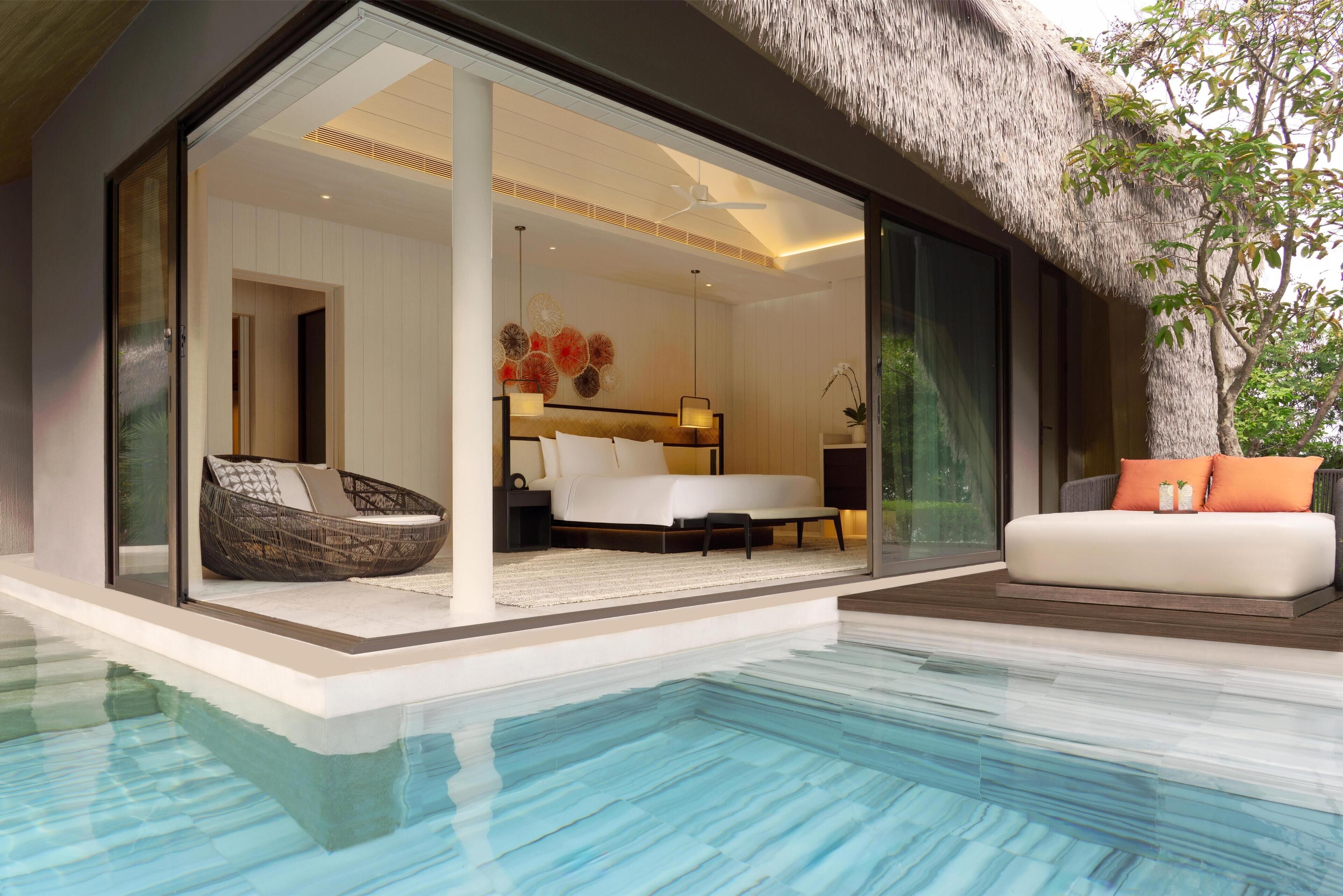 Villa presidencial, 1 habitación | Ropa de cama de alta calidad, minibar, caja fuerte