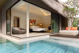 Presidential Villa, 1 Bedroom | Premium bedding, minibar, in-room safe, iron/ironing board