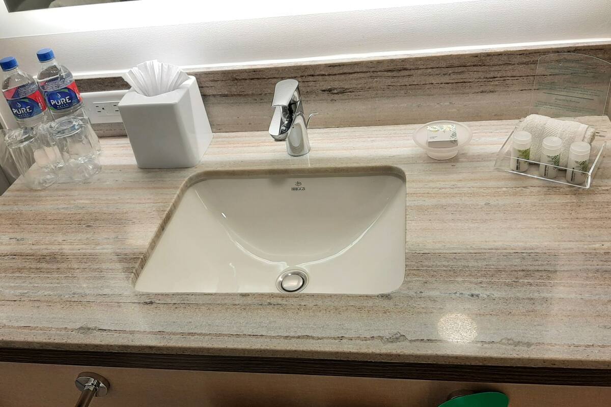 suite, 1 king bed (minifridge) | bathroom | shower, hair dryer