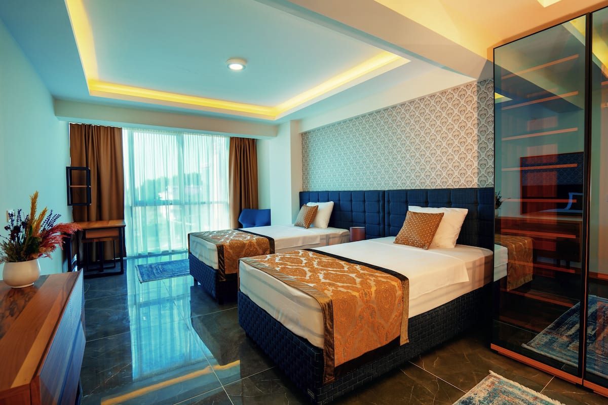 Delux Suit-2+1 85M2 Oda | 2 bedrooms, Egyptian cotton sheets, premium bedding, in-room safe