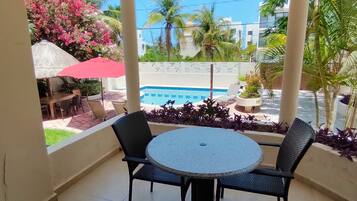 Cabin 1 Poolside | View from room