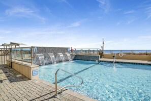 Indoor pool, a heated pool