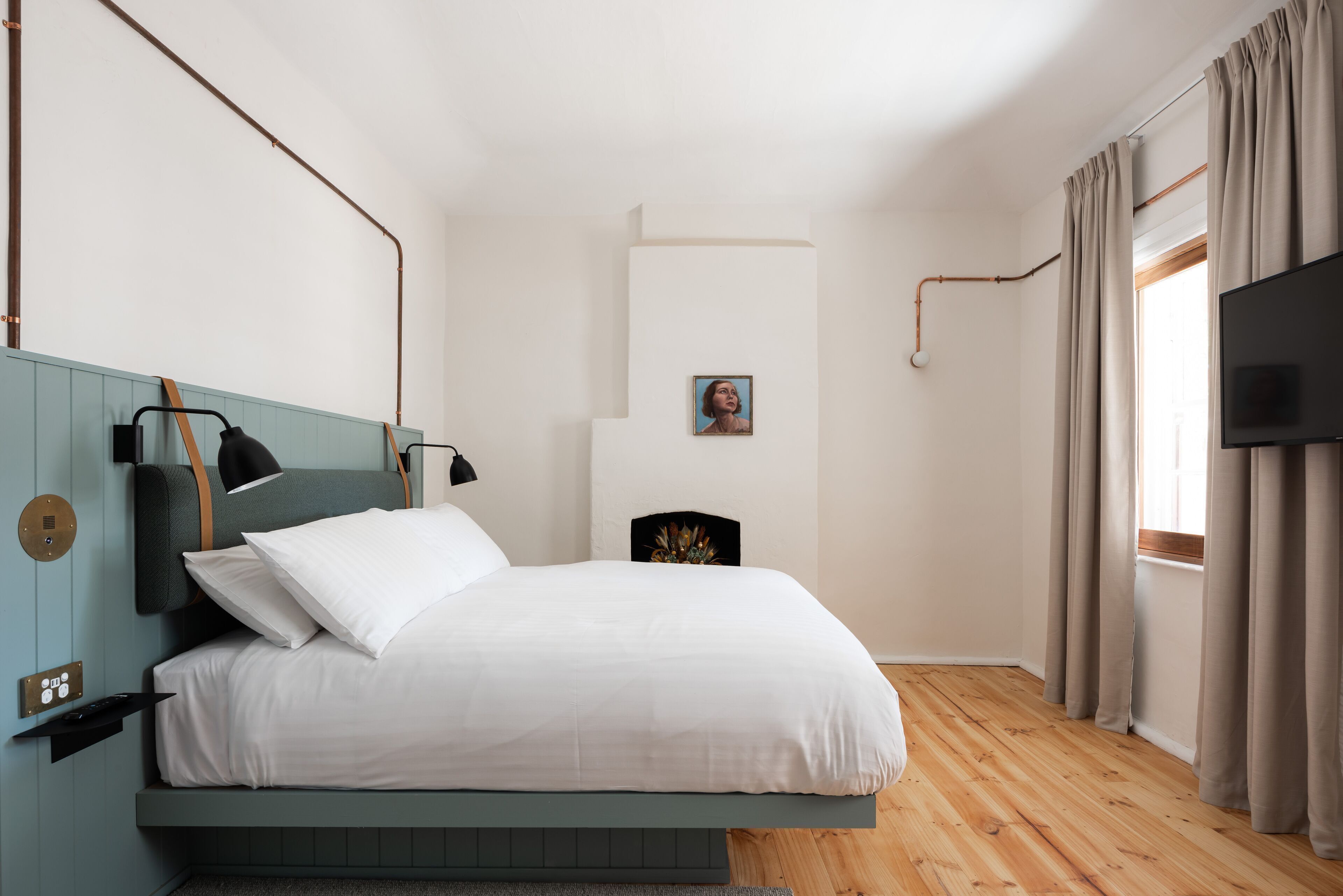 Articles de minibar gratuits, coffre-fort, décor unique
