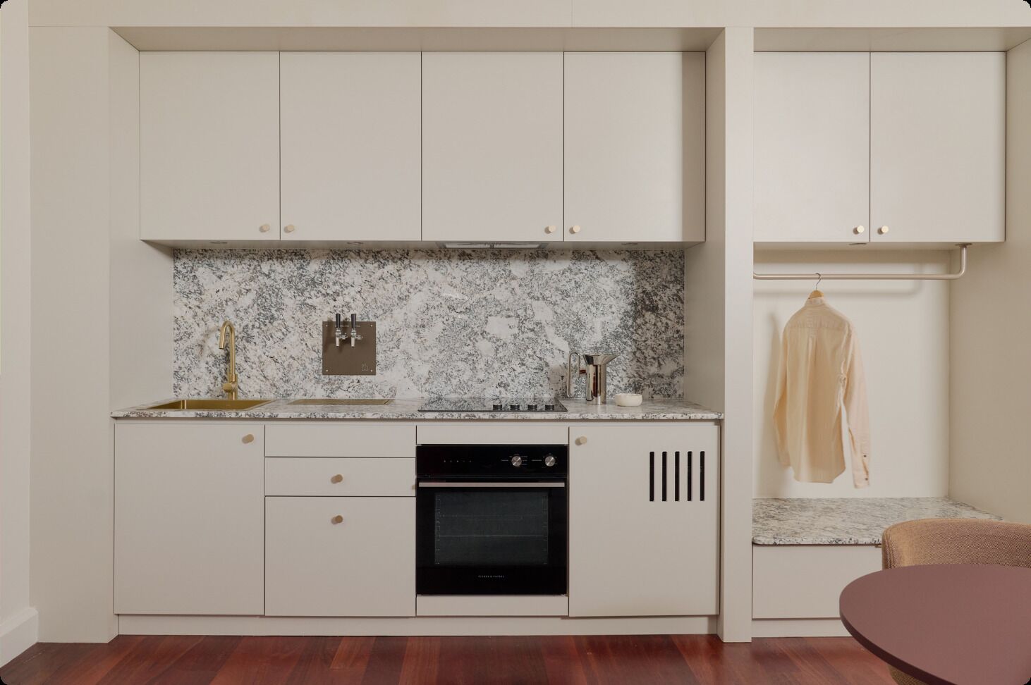 Laura Suite w/ Kitchenette &amp; Lounge | Living area | 55-inch Smart TV with digital channels, TV, Netflix