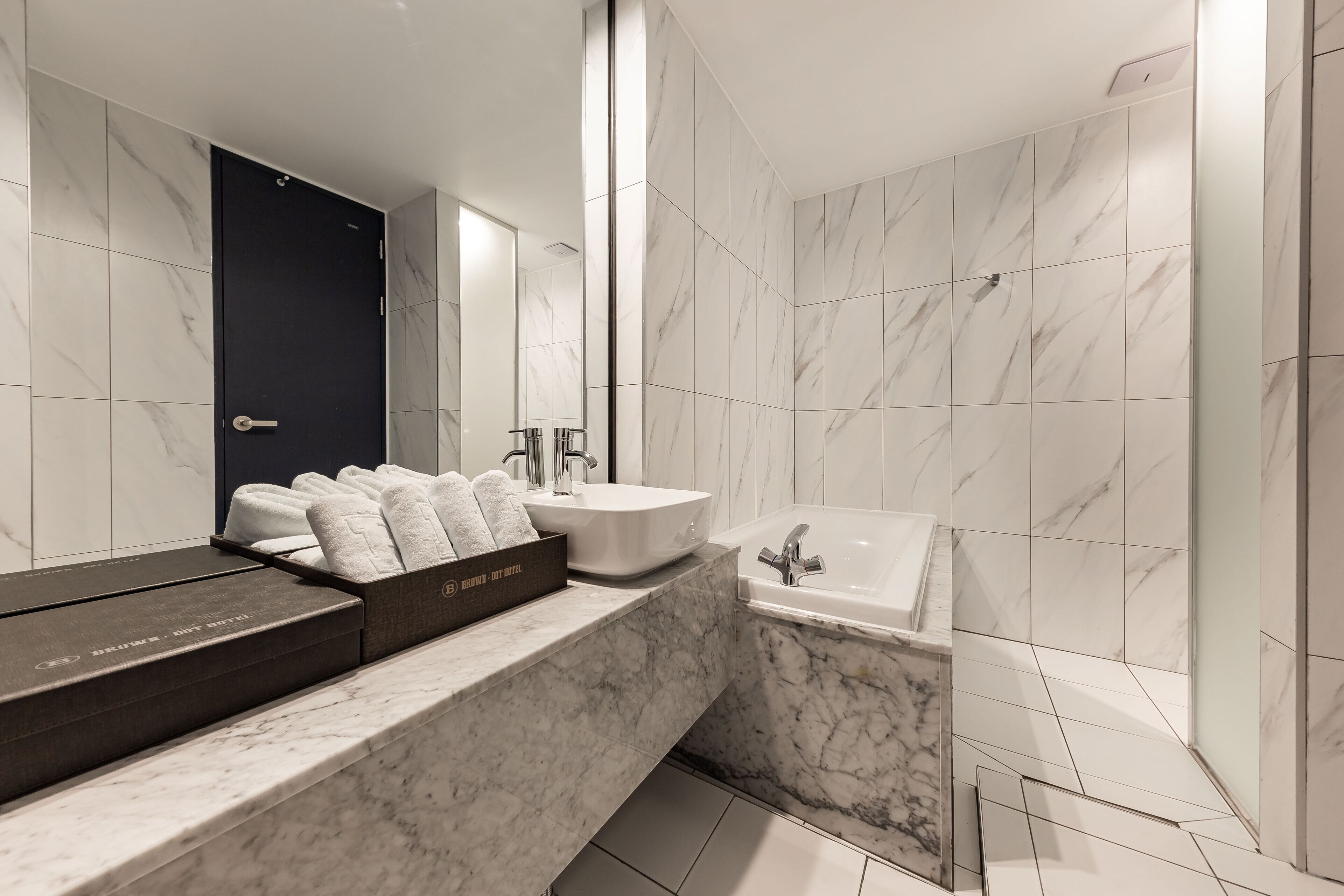 premium twin room | bathroom | shower, free toiletries, hair dryer, bathrobes