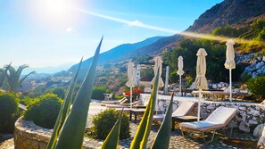 Studio, 1 Bedroom, Smoking, Balcony | Sun deck - Senior Citizen Suite in Blue (Hersonissos)