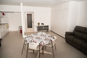 TV, DVD player, video library