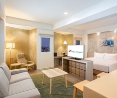 Studiolejlighed (Express) | Skrivebord, lydisolering, strygejern/strygebræt, gratis Wi-Fi