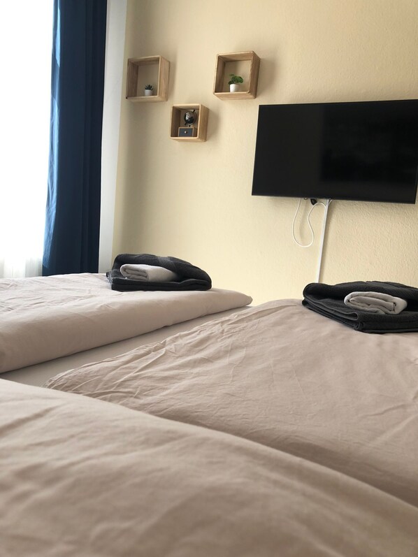 2 Schlafzimmer, kostenloses WLAN, Bettwäsche