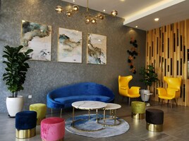 Sala de estar en el lobby