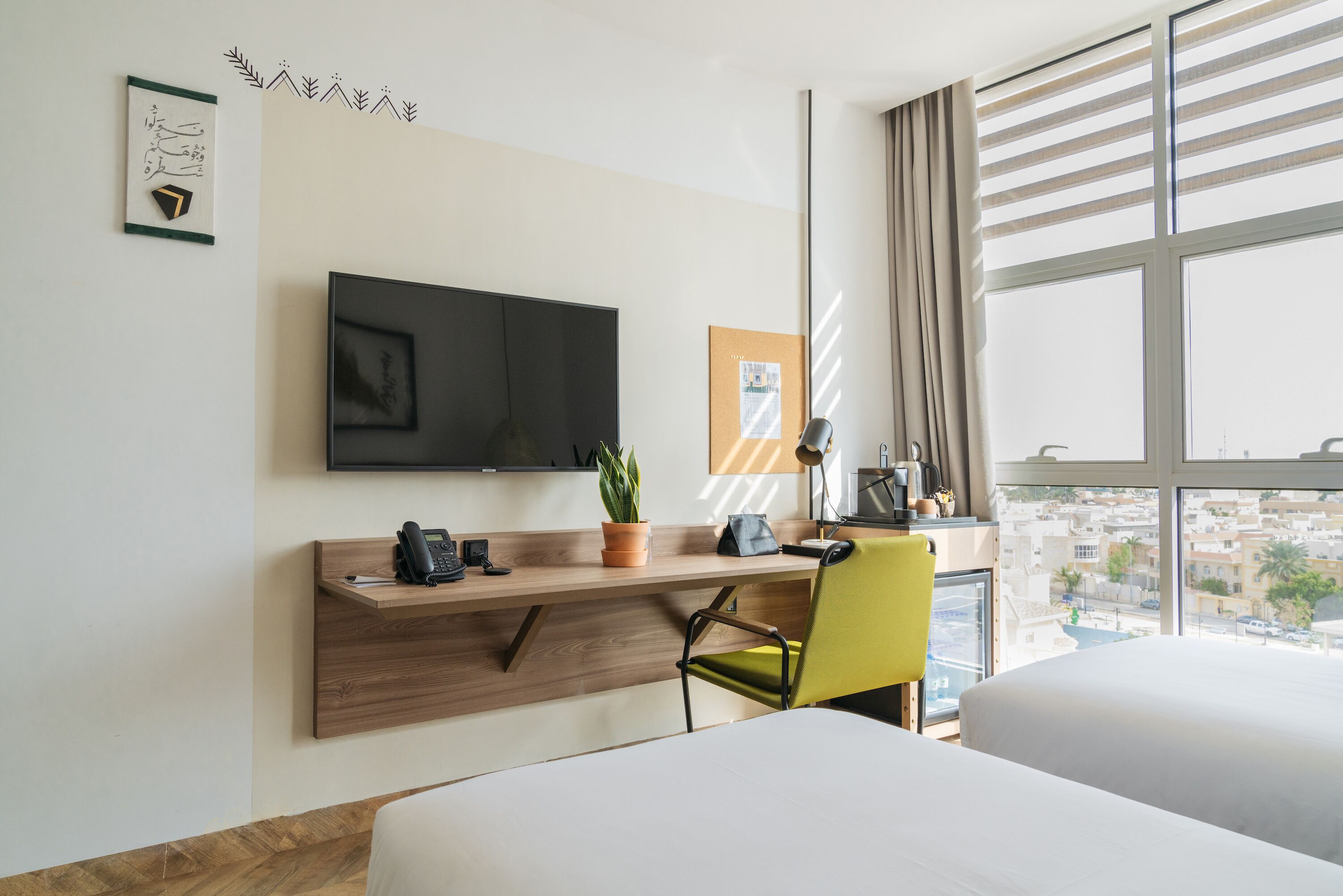 Junior Room, 2 Single Beds | In-room safe, desk, soundproofing, free WiFi