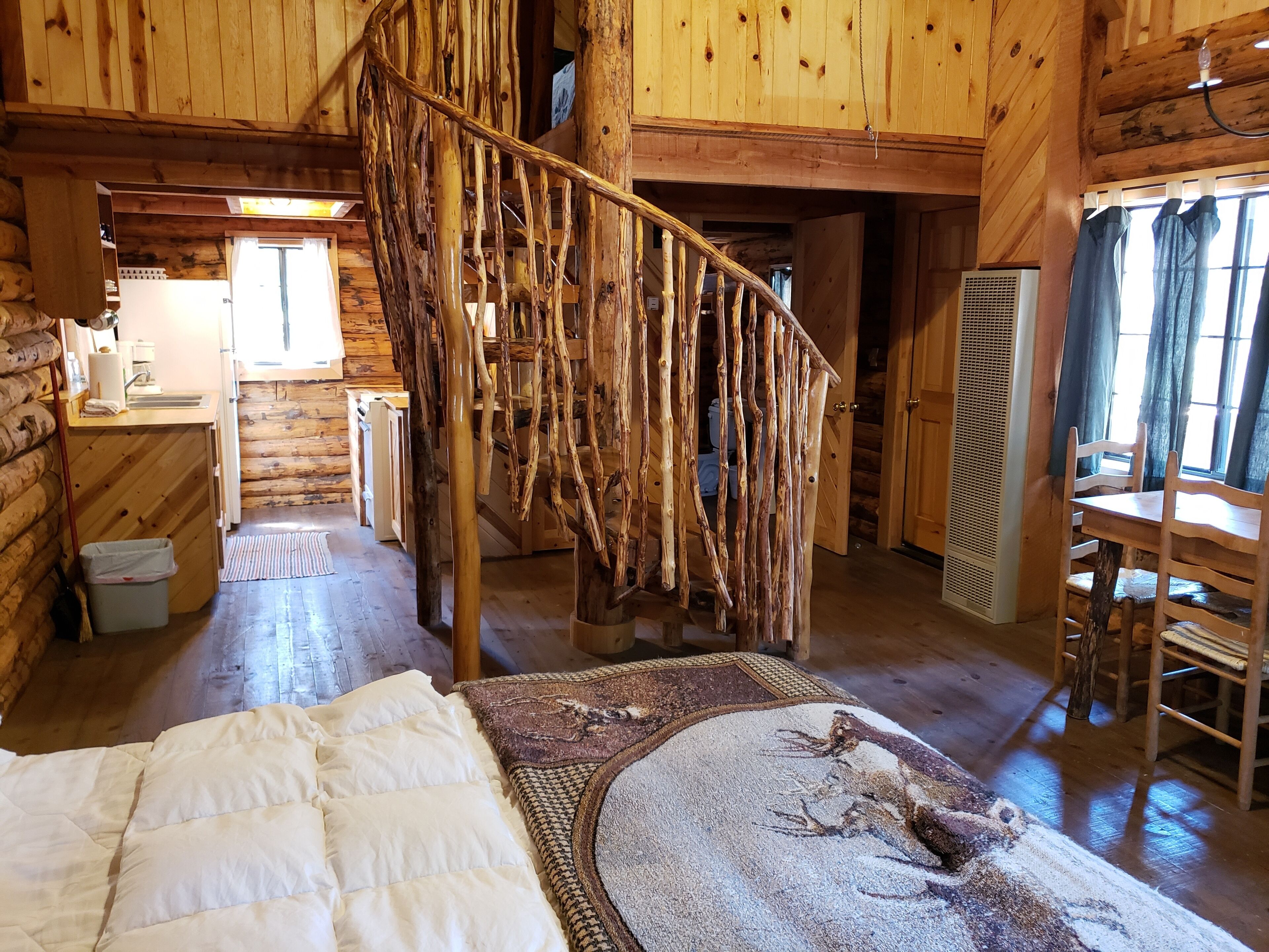 1 habitación y ropa de cama 