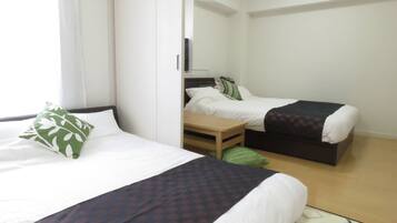 1 makuuhuone, ilmainen Wi-Fi, vuodevaatteet