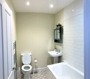 Towels, soap, toilet paper