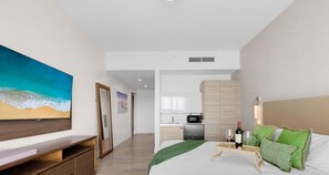 Desk, iron/ironing board, travel cot, WiFi