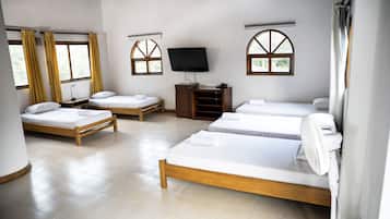 Habitación | Escritorio, tabla de planchar con plancha, wifi gratis y ropa de cama