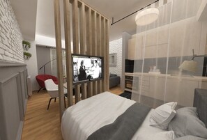 1 chambre, fer et planche Ă repasser, Wi-Fi gratuit