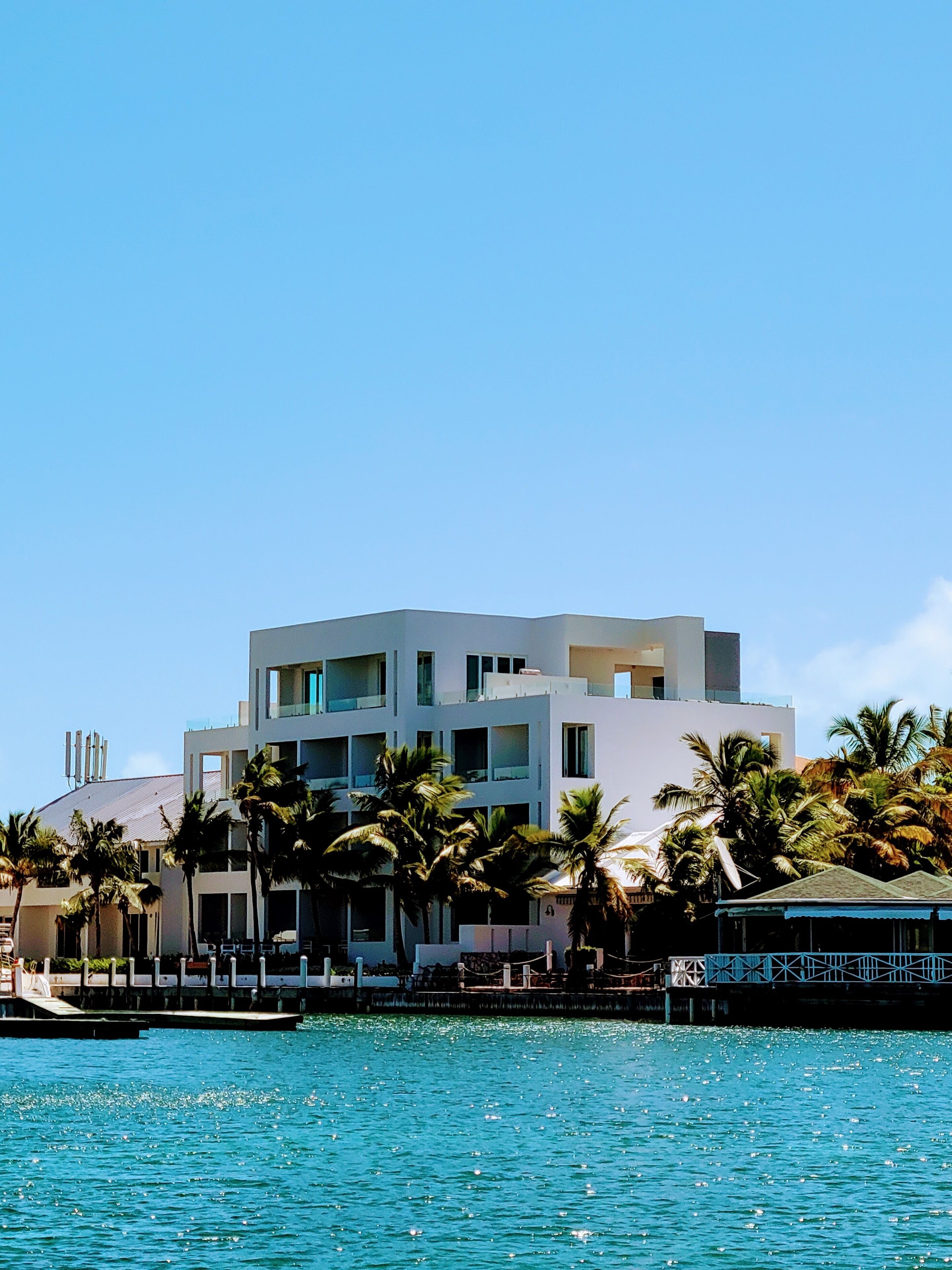 Uitzicht op het water