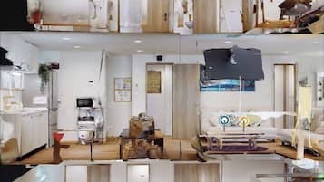 2 多间卧室、办公桌、熨斗/熨衣板、免费 WiFi