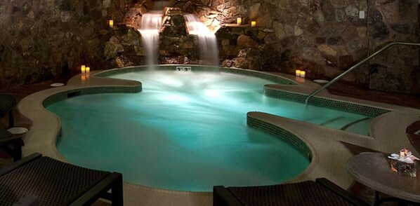 Indoor pool, outdoor pool