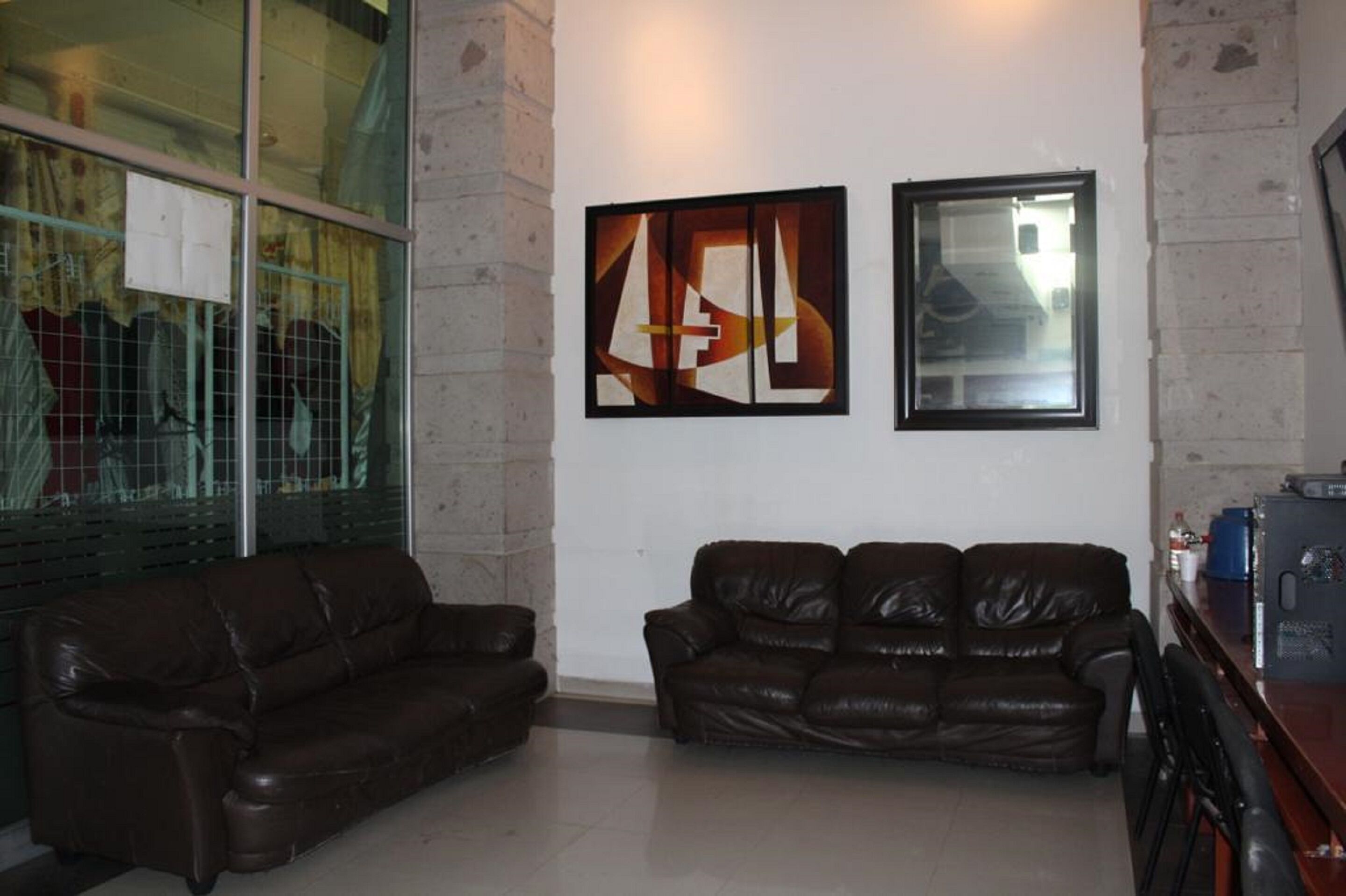 Lobby sitting area