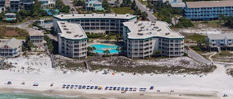 Accommodatie ligt op het strand