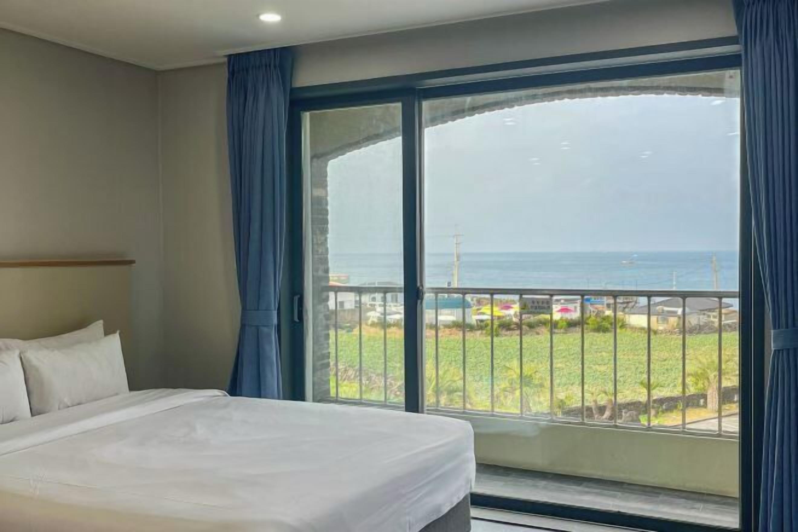 Blackout curtains, free WiFi, bed sheets, wheelchair access