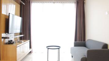 Kamer | Woonkamer | Een televisie