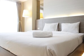 2 bedrooms, free WiFi, bed sheets - Deluxe 2BR Tamansari La Grande Apartment (Bandung)