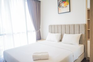 1 bedroom, free WiFi, bed sheets - Comfortable 1BR Apartment at Marigold Nava Park (Pagedangan)