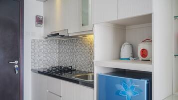 客房 | 私人小型廚房 | 雪櫃、爐具、廚房用具/餐具/器皿