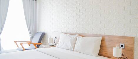 Wifi gratis y ropa de cama