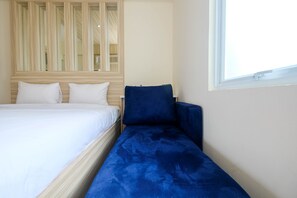 Room | Free WiFi, bed sheets - Elegant Studio Apartment @ Bogorienze Resort (Bogor)