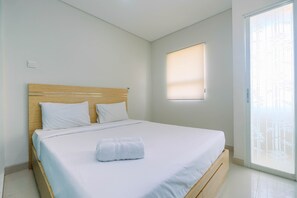 Room | 1 bedroom, free WiFi, bed sheets - Enjoy 1BR Apartment at Atlanta Residence (Depok)